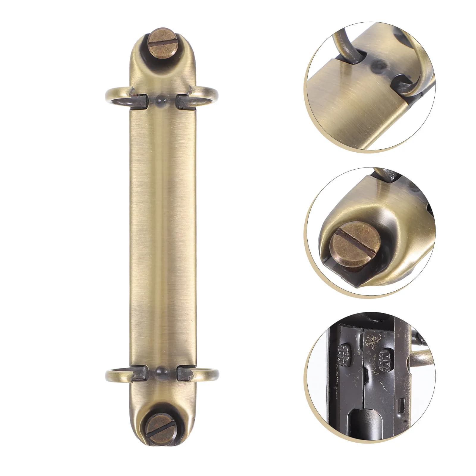 2 Ring Metal Binder Clip Mechanism Replacement Binding Spines Combs for Loose Leaf Planner Notebook DIY Organizer Use