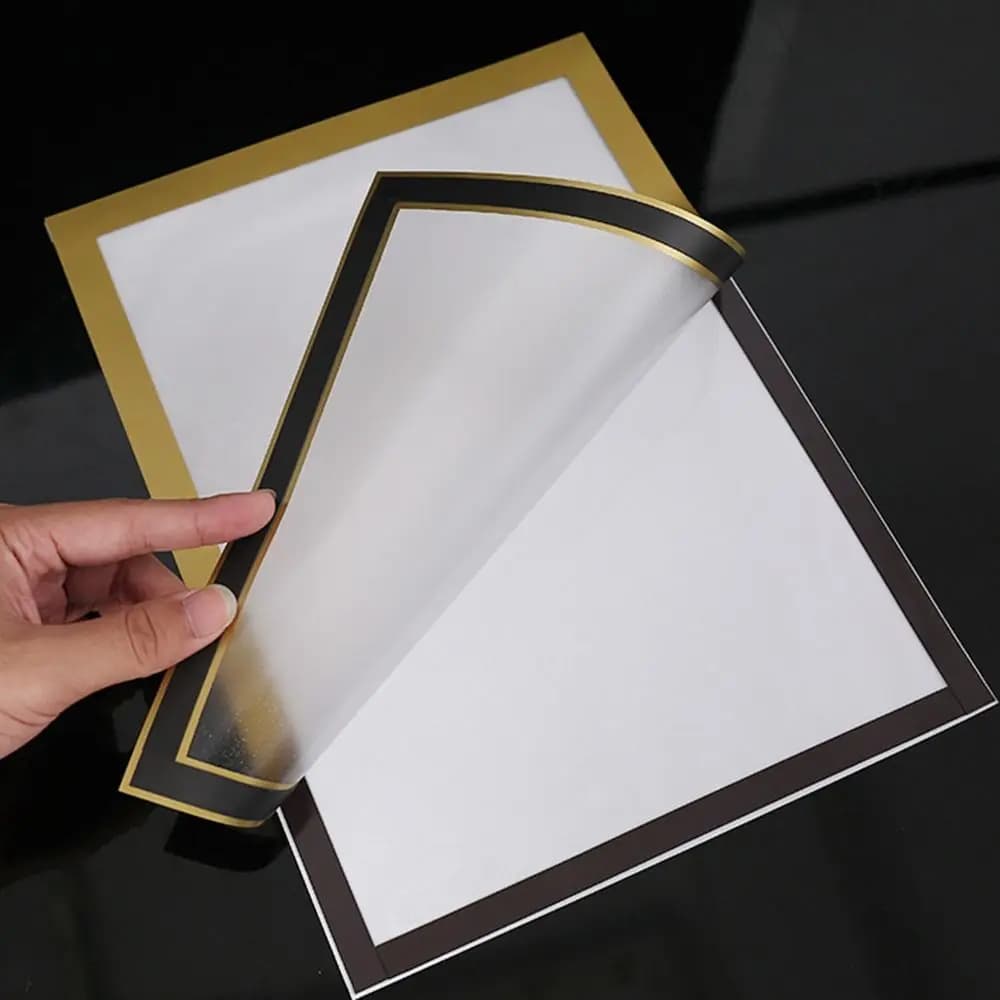Cornice Magnetica per Foto A3 A4 8.5x11 Pollici, Adesiva per Parete, Decorazione Casa, Cornici Magnetiche per Poster, Certificati, Opere d'Arte