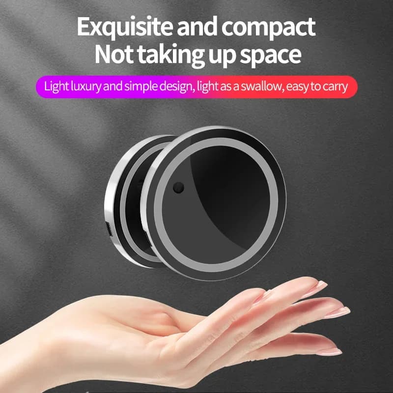 LED coaster, water cup mat, ambient light mat, 7-color car interior accessories, car coaster cup holder, universal luminous