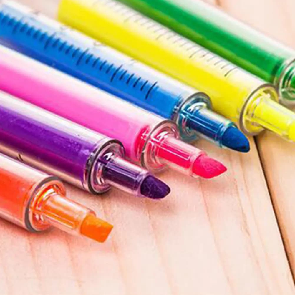 15 Pezzi Evidenziatori Fluorescenti a Punta Fine, Scrittura Fluida Premium, Design Ergonomico per Appunti Scolastici, Album Fai-da-te, Inviti