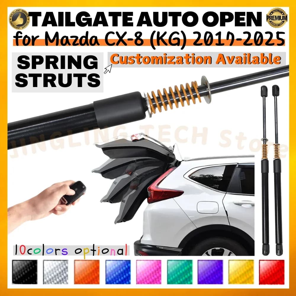 2 Ammortizzatori per Portellone Posteriore con Molla per Mazda CX-8 (KG) SUV 2017-2025 Senza Portellone Elettrico