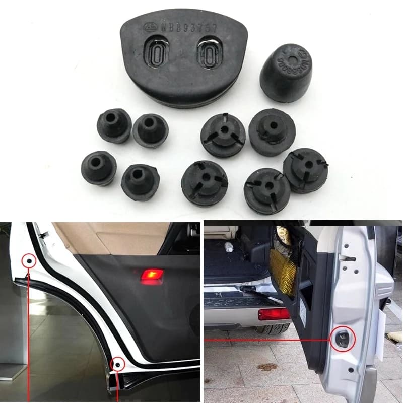 11 pz/set ammortizzatori per porte auto tampone di arresto ammortizzatore in gomma MB893757 per Mitsubishi Pajero Montero V31 V32 V33 V43 V45 V73 V77 V93
