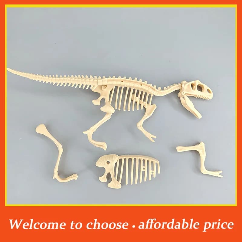 Set di Giocattoli per Bambini, Kit di Montaggio Fai-da-Te, Scheletro Fossile di Dinosauro Giurassico, Mosasauro, Tirannosauro, Action Figure da Collezione, Modello Creativo