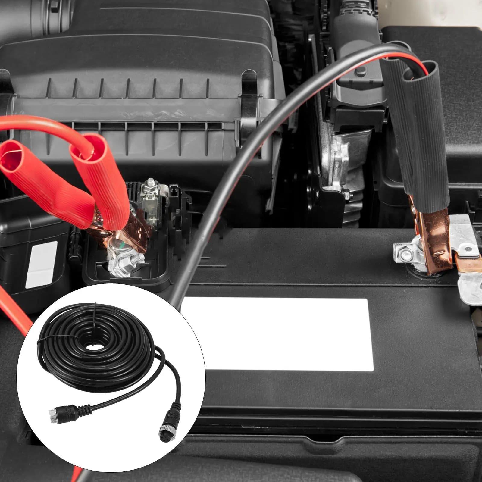4 Pin Retromarcia Camera Extension Cable, Double Shielding, 10 Meters, for Dash Cam and Auto Video Recorders