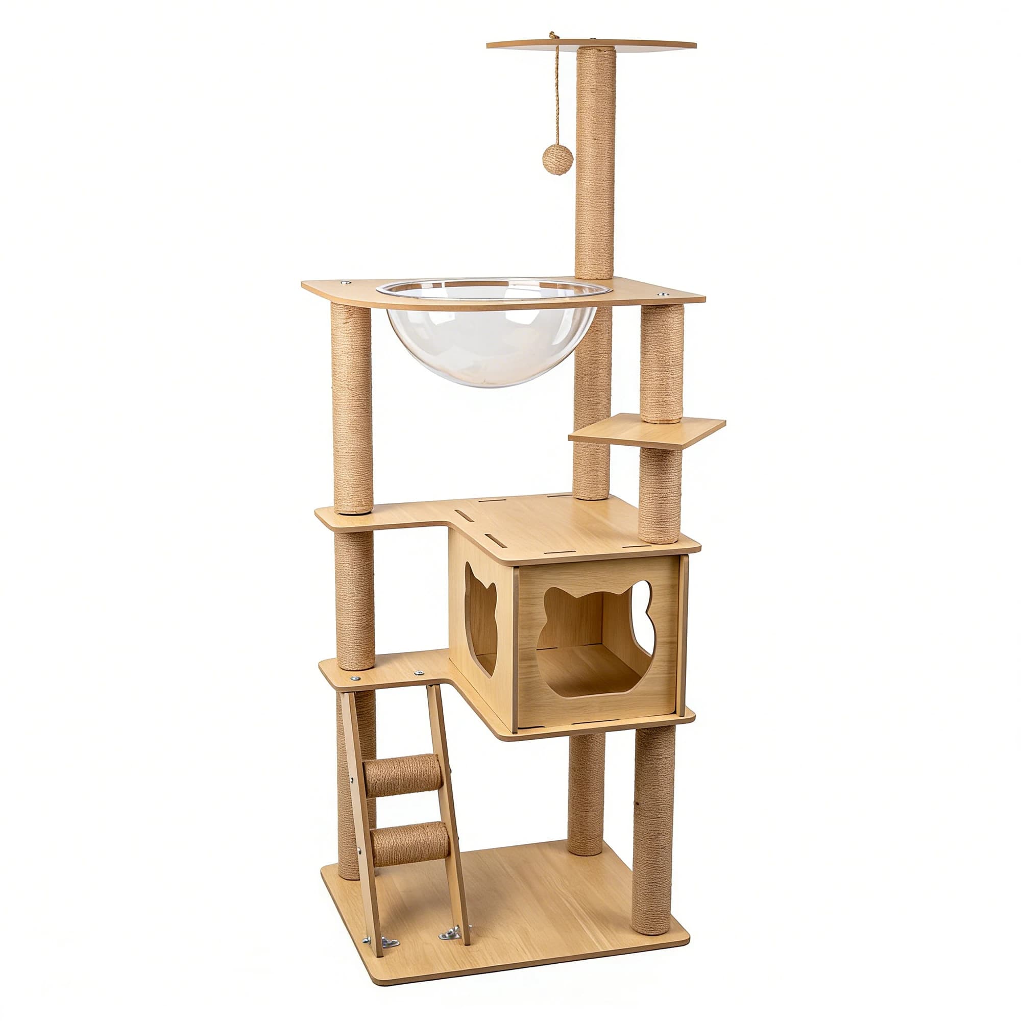 Hot Selling Cat Climbing Frame Indoor Pet Tree with Scratching Posts Cat Scratcher House Hammock Cat Tower for Cats