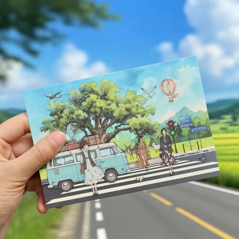 3pcs High-end character stickers pack handmade DIY Hand Account Diary Album Craft Supplies
