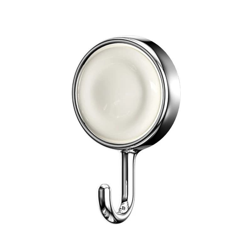 Rotating Suction Cup Hook Multi-Purpose Seamless Storage Hanger for Kitchen Bathroom and Home Wall Use