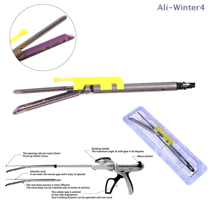 【Winter4】Attrezzature Chirurgiche: Strumento Chirurgico Laparoscopico, Assemblaggio Maniglia per Cucitrici Lineari Endoscopiche Monouso