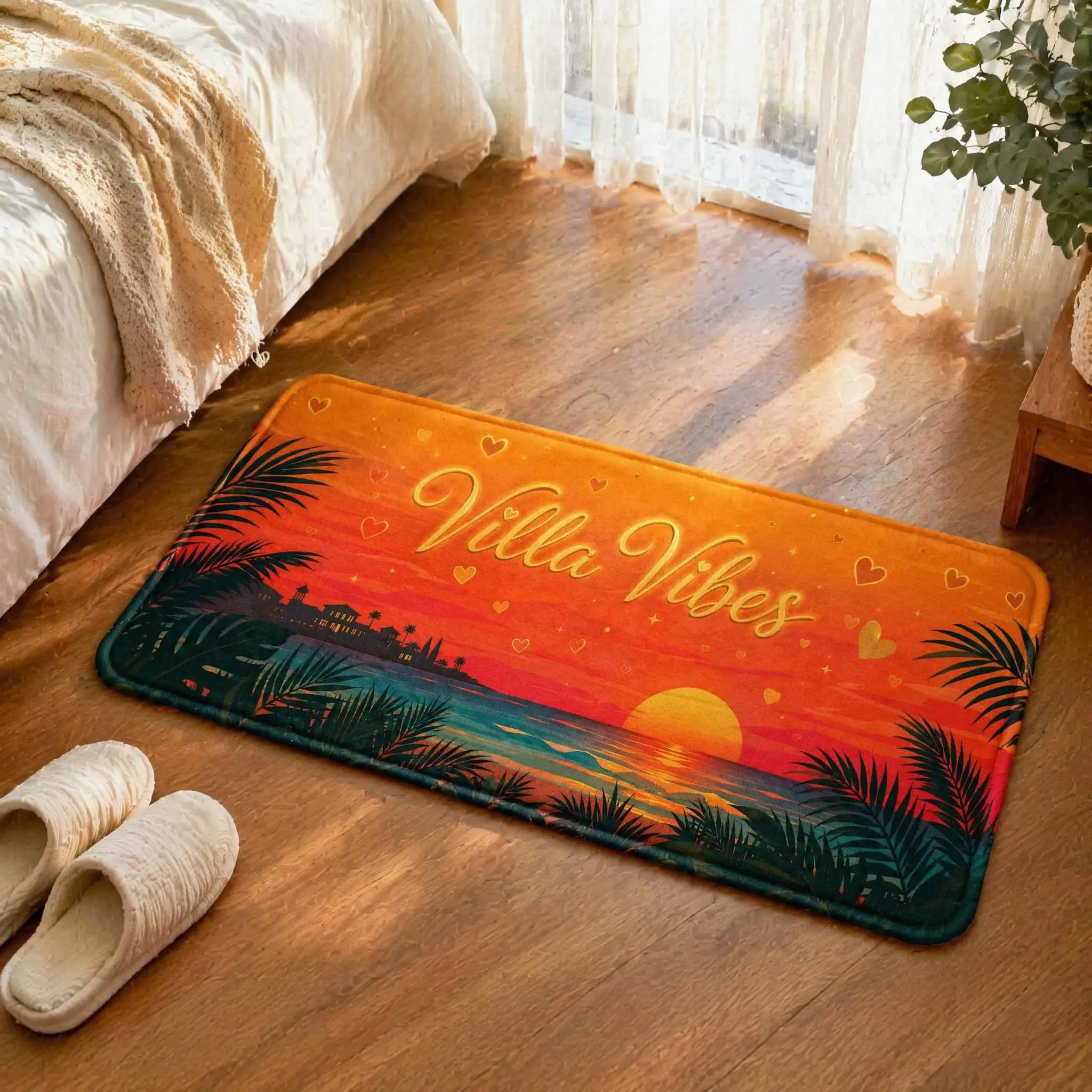 Fashion Simple Slogan Doormat Absorbent Mud Trapping Washable Front Door Rug For Bathroom Hallway Home Decoration