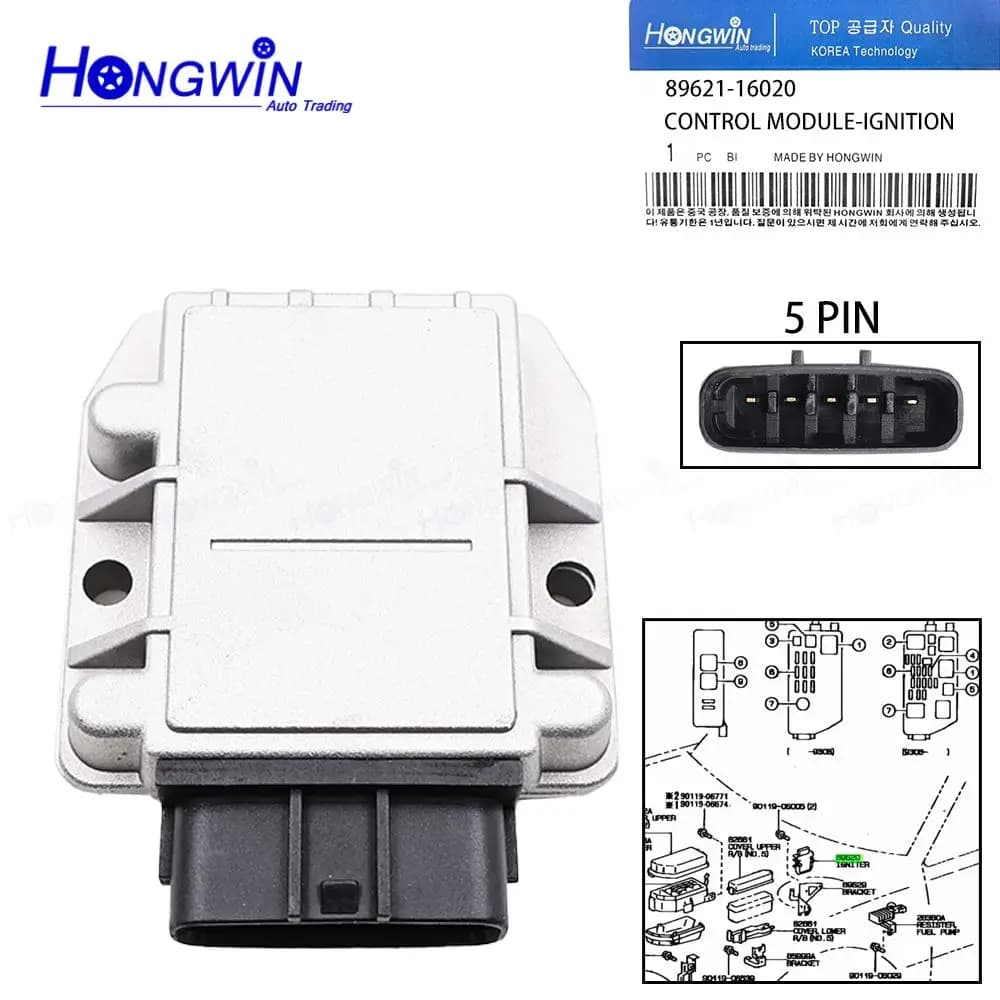 89621-16020 Modulo di Accensione di Controllo Per Toyota Celica T100 Corolla Land Previa RAV4 Tacoma Paseo Lexus LS400 LX450 89621-26010