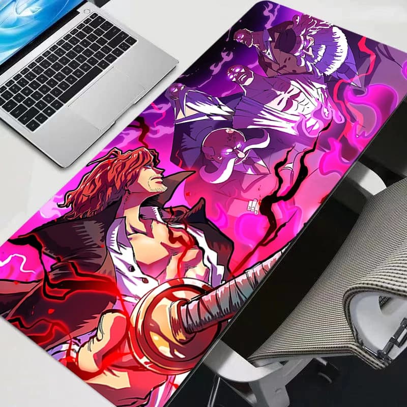 Tappetino per Mouse Anime Gamer XXL One Piece, Tappeto per Tastiera Varmilo Durevole, Accessori da Gaming Kawaii
