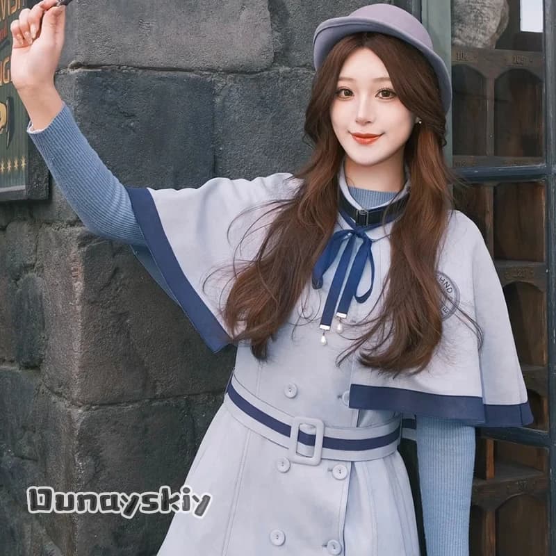 Costume di Halloween Dream ZS@Halloween, Costume Cosplay del Film 'Fleur Isabelle Delacour' per Adulti, Uniforme Lolita per Carnevale e Feste in Maschera