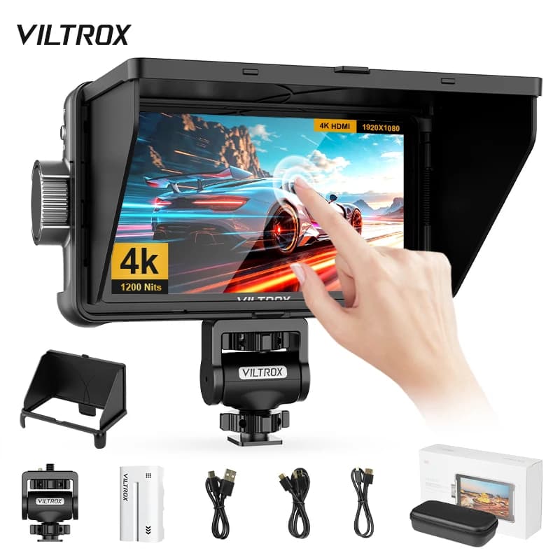 VILTROX DC-550 Pro Portable Monitor 5.5" 1920x1080 4K Profissional Monitors HDMI Touch Screen Field 3D LUT Director Monitor
