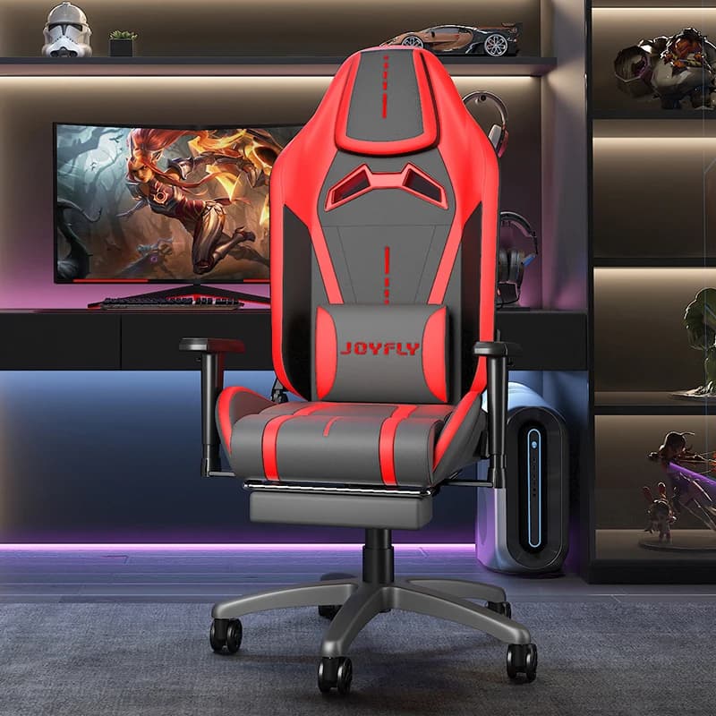 Nuova Sedia da Gaming Professionale 2026, Ergonomica, per Casa e Ufficio, Comoda, Reclinabile, con Seduta Allargata in Pelle PU