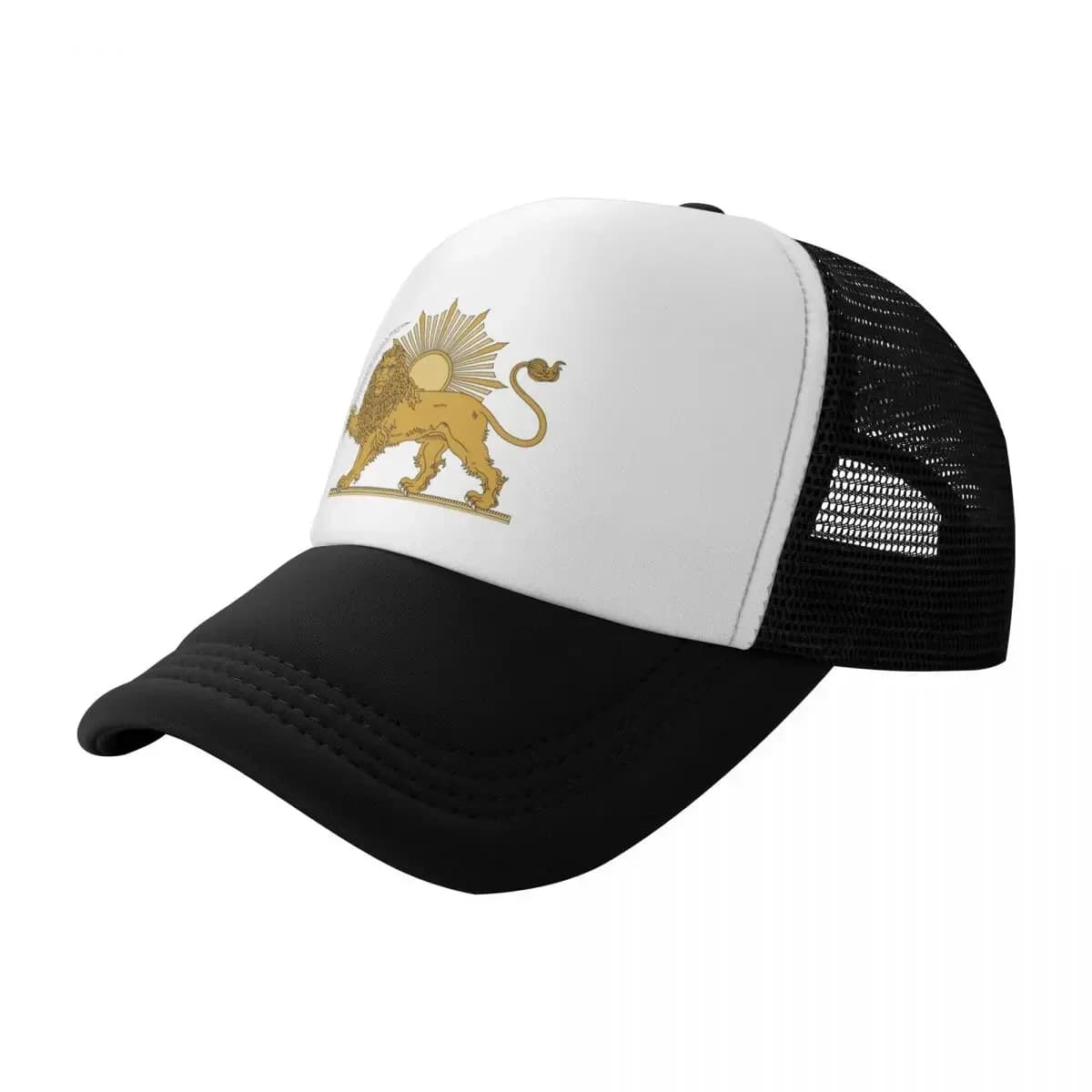 Nuovo Cappello da Baseball con Emblema Persiano Leone e Sole, Visiera Termica, Cappello Snapback, Nuovo Cappello da Baseball per Uomo e Donna