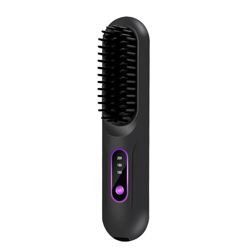 Ioni negativi Spazzola calda Spazzola per capelli intelligente Spazzola per capelli elettrica Pettine per capelli Spazzola per capelli ricaricabile USB leggera