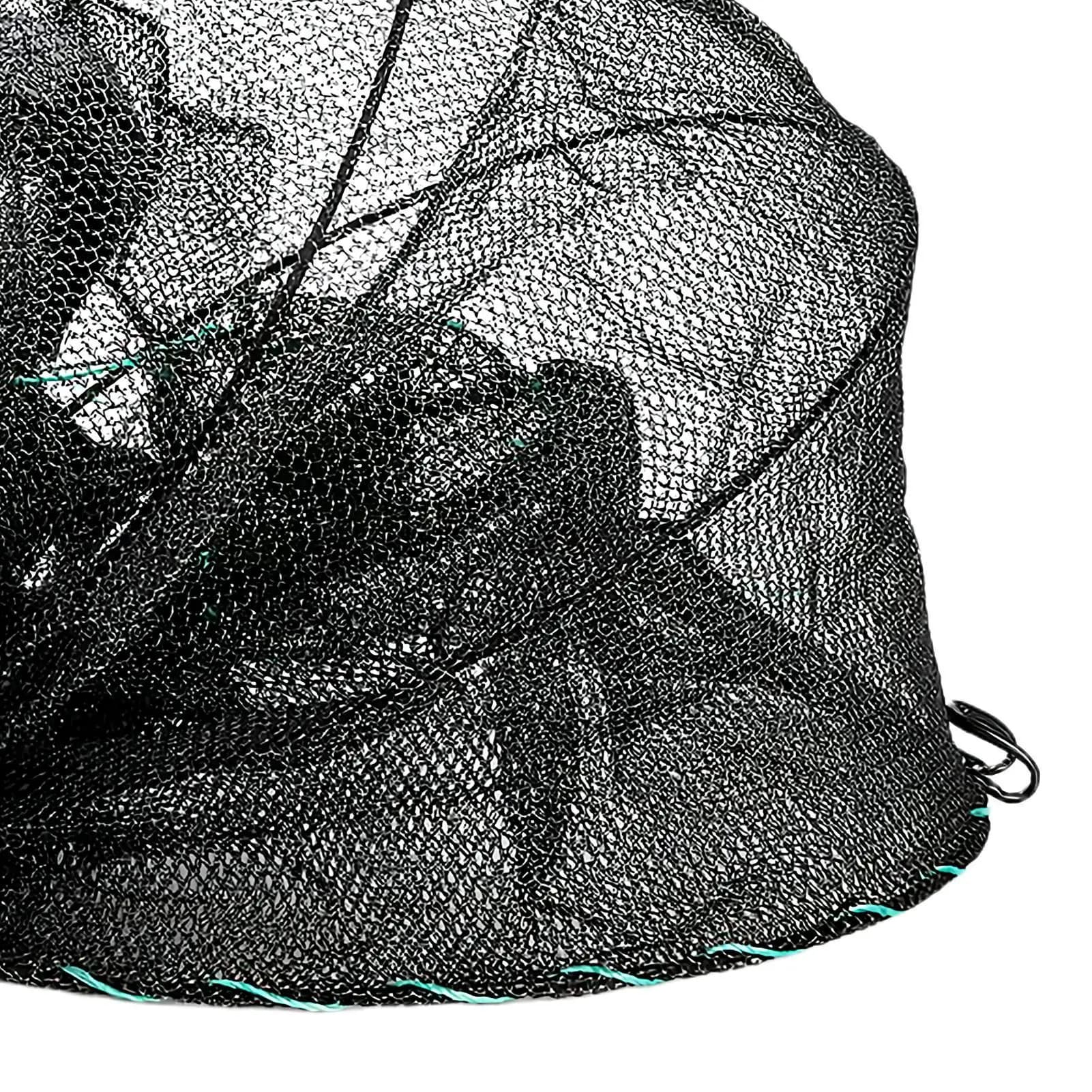 Small Fish Trap Mesh Landing Bait Net Folding Fishing Mesh Trap For Bass Trout Crappie Catfish Carp Kayak Shore Lake Beach Pond