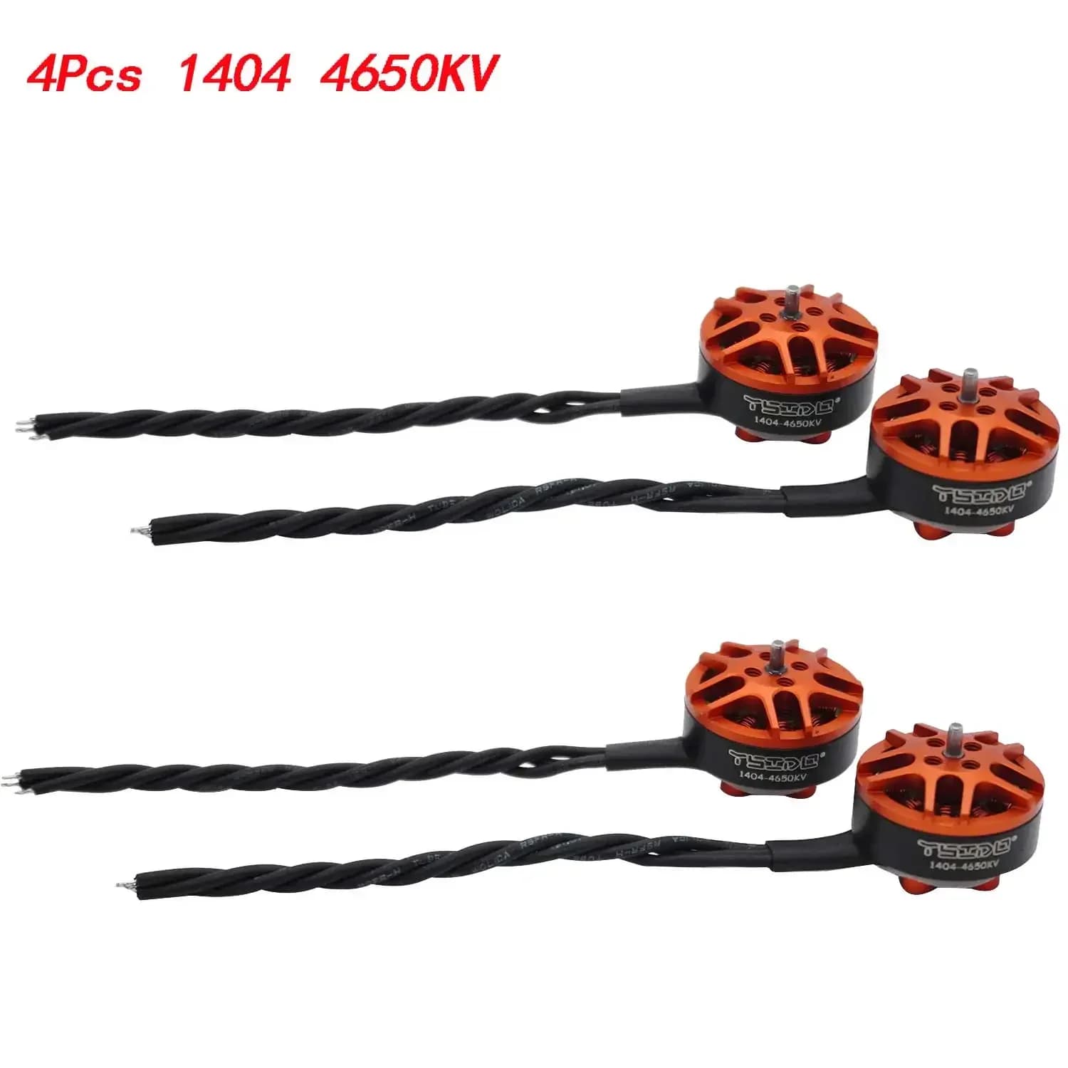 4 Pezzi 1 Pezzo Motore Brushless YSIDO 1404 3850KV 4650KV per Drone RC 90-110mm FPV Racing Multirotor Quadcopter Alpha A75 Beta75X Crux3