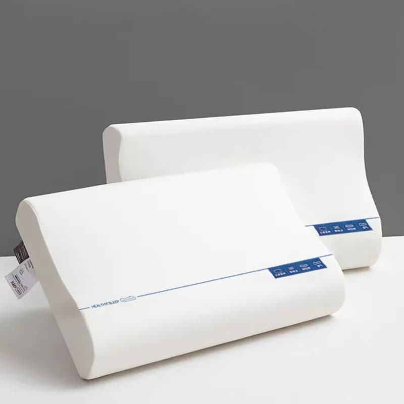 Cuscino in Memory Foam a Lento Ritorno, Ortopedico per Cervicale, per Adulti e Bambini, Cuscino Massaggiante Confortevole per la Cura del Collo