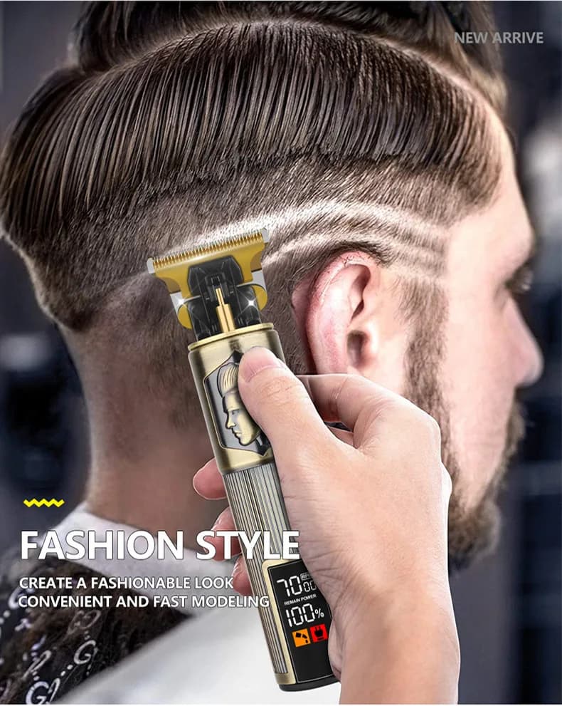 Vintage Haircut T9 for Barber Machine for Haircutting Electric Trimmer Led Haircuts Dragon cutter Shaving