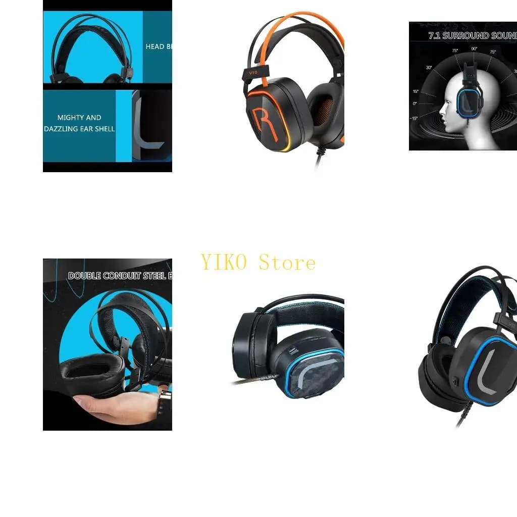 K32C V10 Headphones with surround Easy volume adjustment Comfort