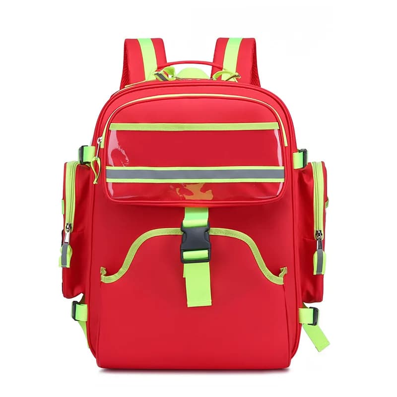 Kit di Pronto Soccorso AED di Grande Capacità, Zaino di Emergenza per Prevenzione Disastri e Antincendio