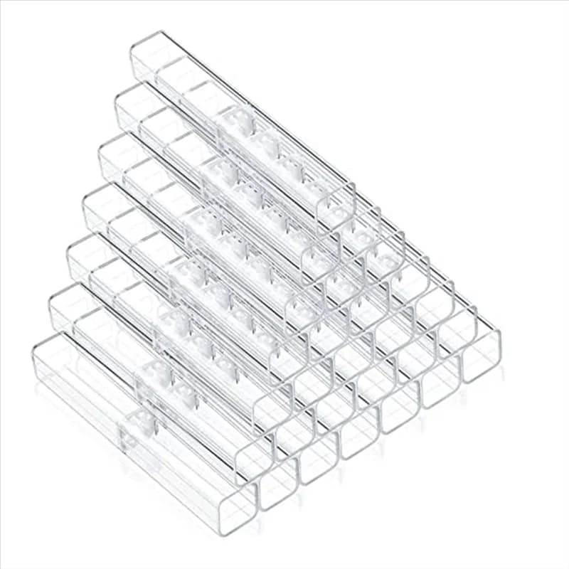 ABJG-Scatola per penne in plastica trasparente acrilica, scatole per matite vuote regalo in plastica per riporre penne in plastica trasparente