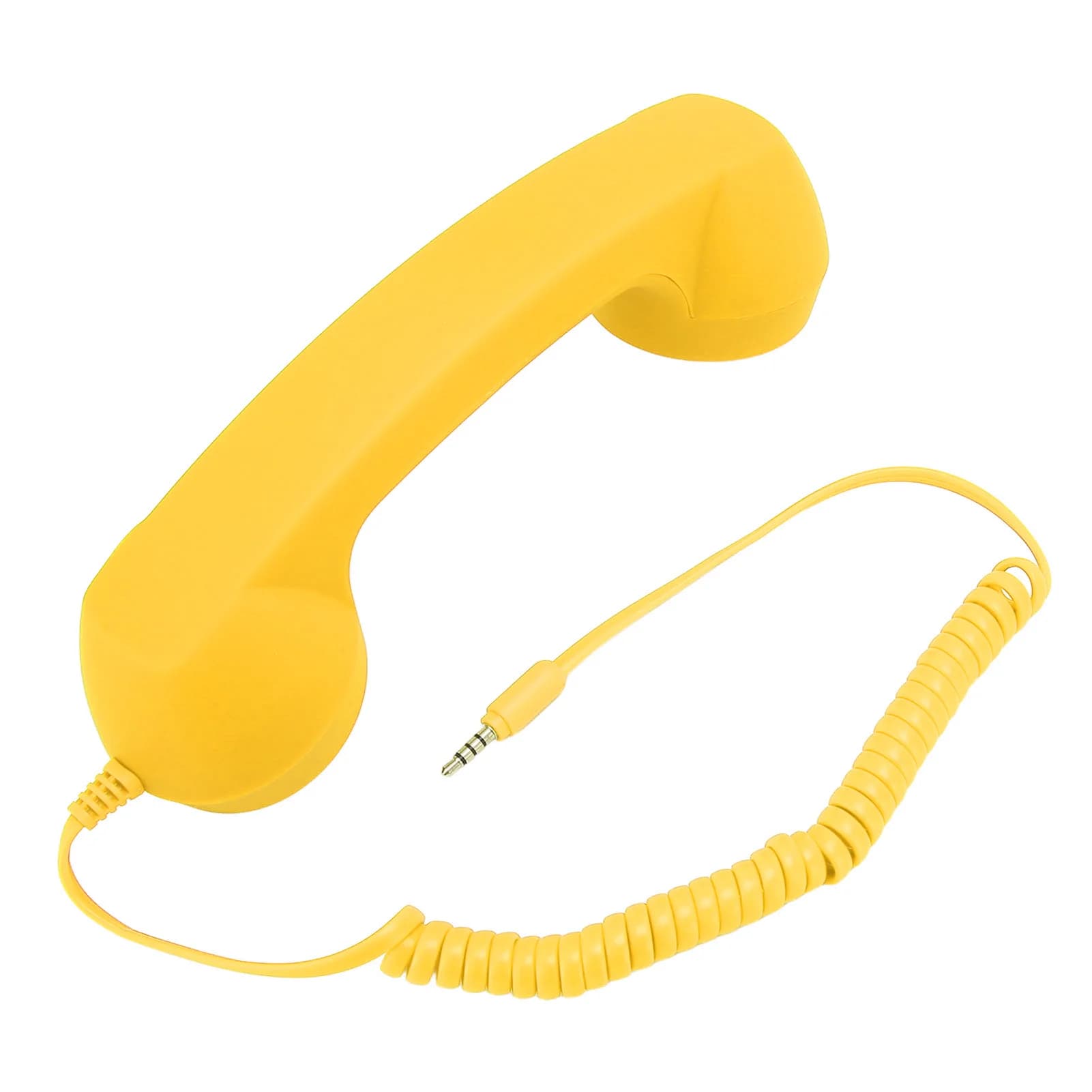 Ricevitore Telefonico Universale Retrò Professionale con Connettore da 3,5mm, Auricolare Cablato Anti-Radiazioni per Smartphone e PC