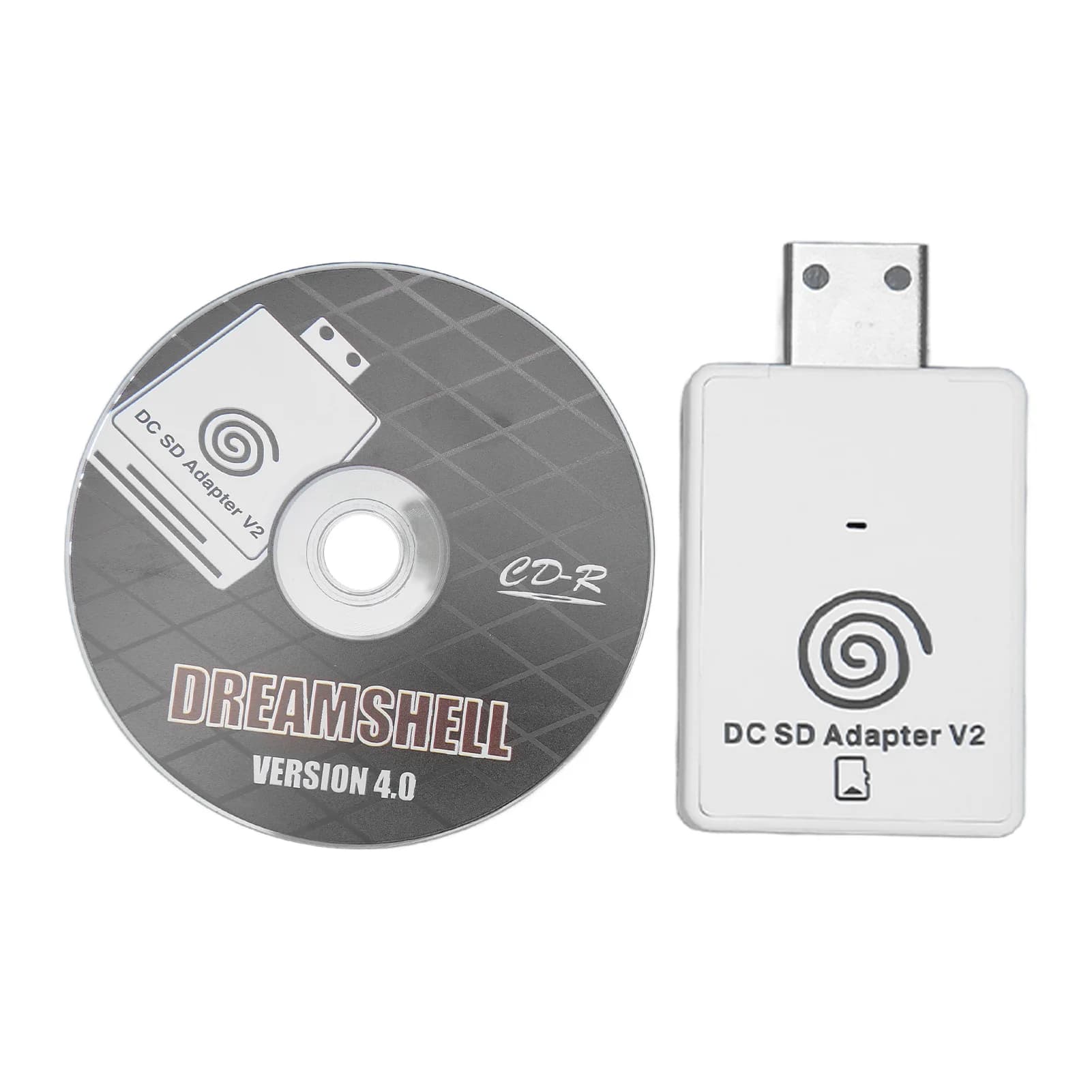 Lettore di Schede di Memoria Professionale Plug and Play con Indicatore LED di Stato per Sega Dreamcast V4.0