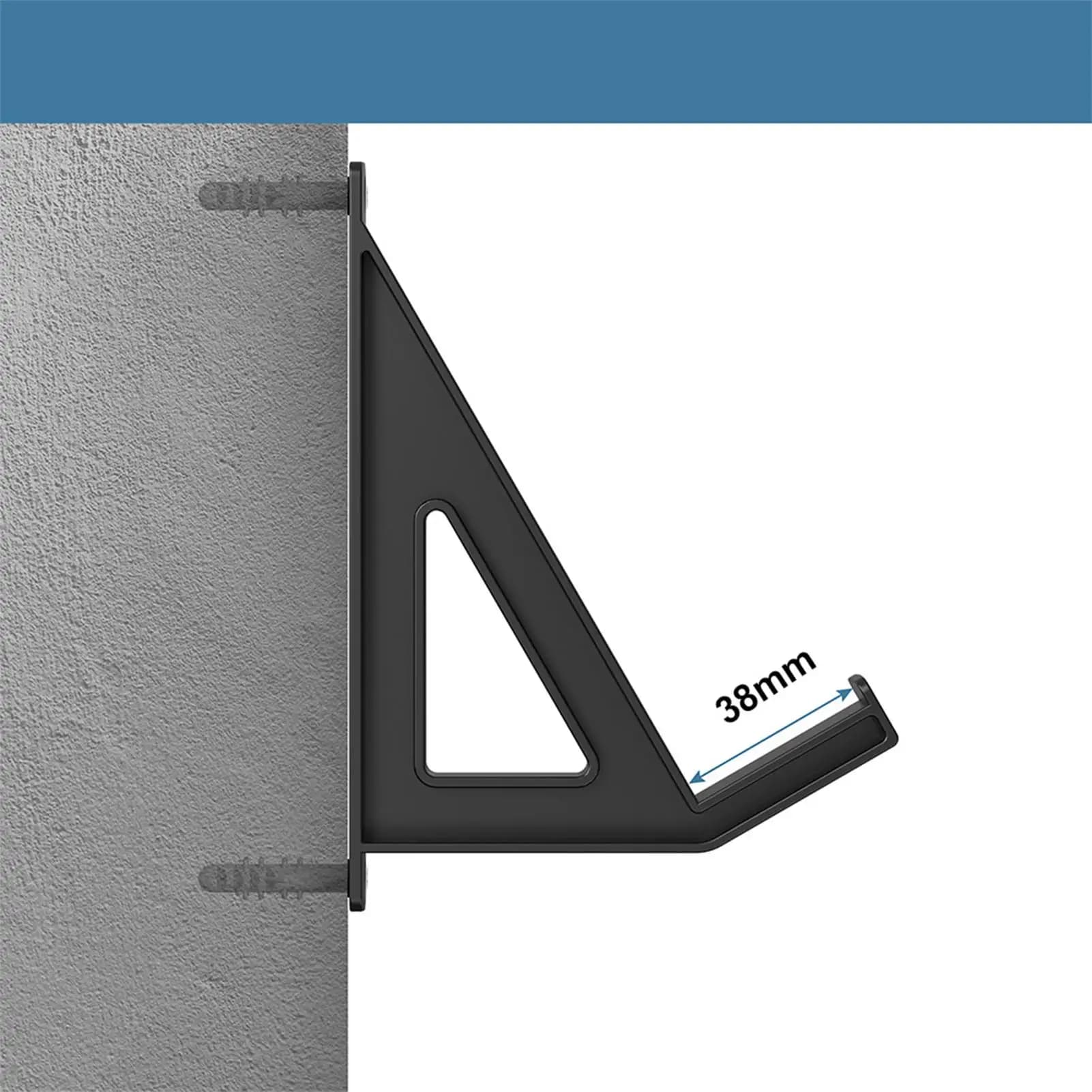 Supporto per laptop Supporto da parete Gancio per tastiera Display Staffa per computer regolabile Elettronica Comodino per libri d'arte