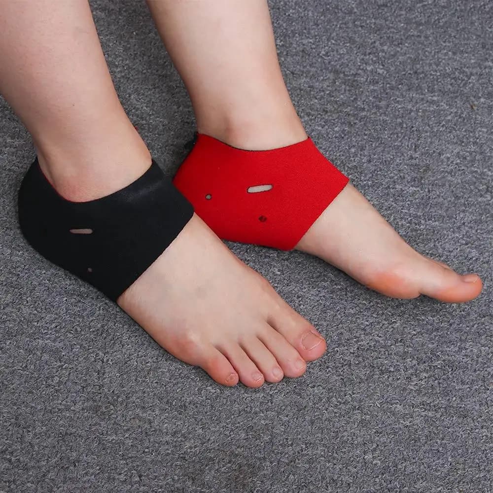 Supporto Ortopedico Caldo per Tallone e Caviglia, Protezione e Sollievo dal Dolore, Soletta Ortopedica, Fascia per Caviglia, Cuscinetti per Tallone