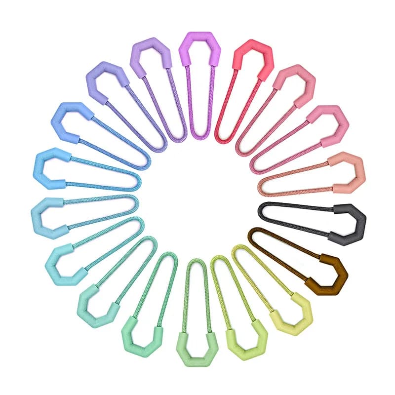3/5/7/10/20PCS Zipper head Pulling rope Corda tail Cerniera Pulling rope Travel bag DIY Device fixing buckle for luggage