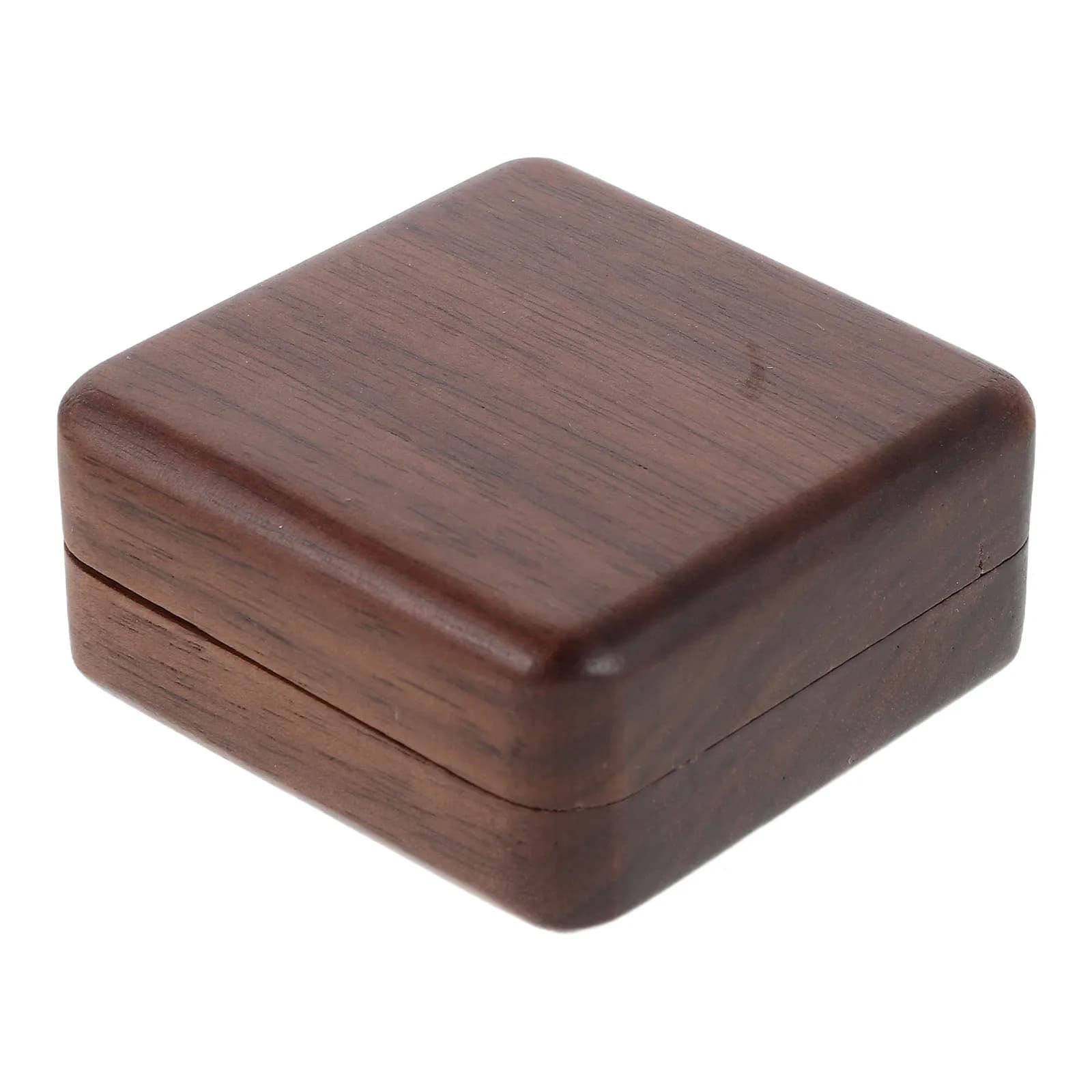 Set di 1 plettri per chitarra in noce, in legno massello con bordo arrotondato, comodi per pollice e dita, per chitarra acustica, elettrica e basso, con custodia portatile