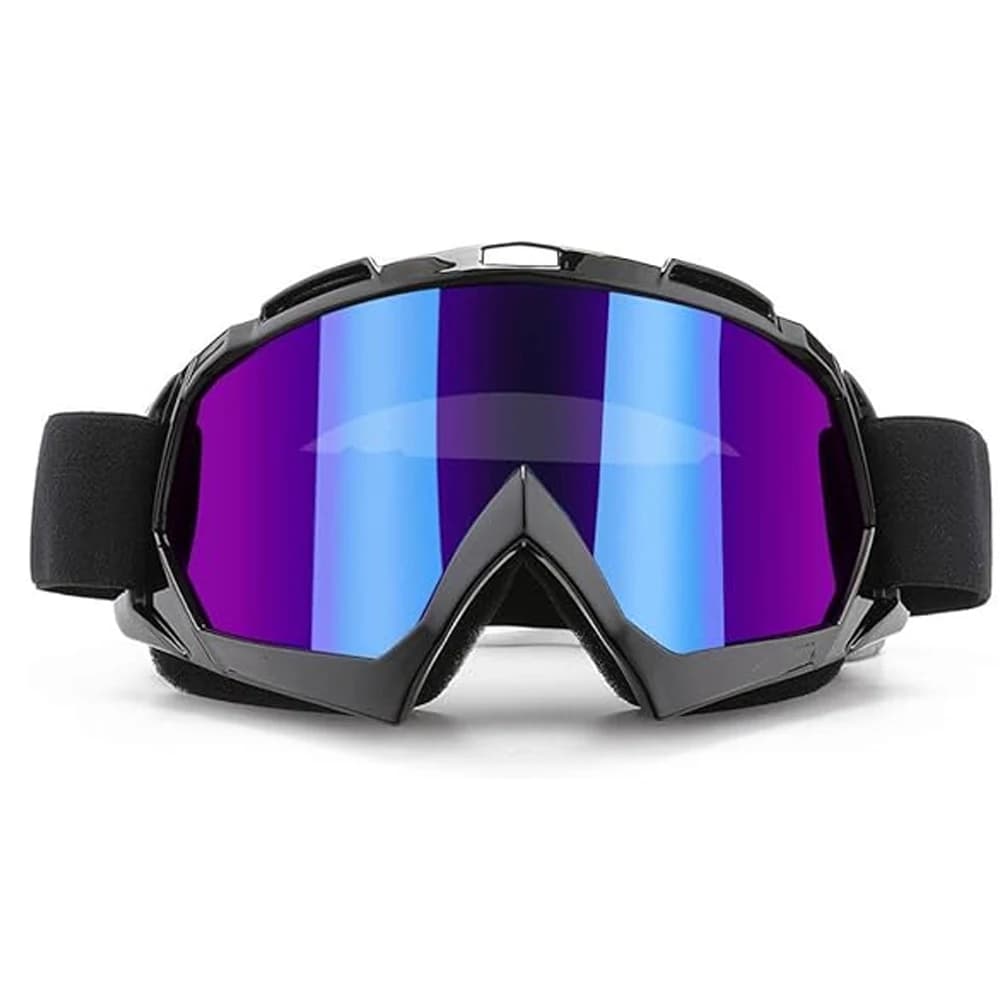 1 pz occhiali da equitazione per sport all'aria aperta sci moto occhiali da fondo retrò Harley maschera per moto occhiali imbottiti morbidi e spessi f