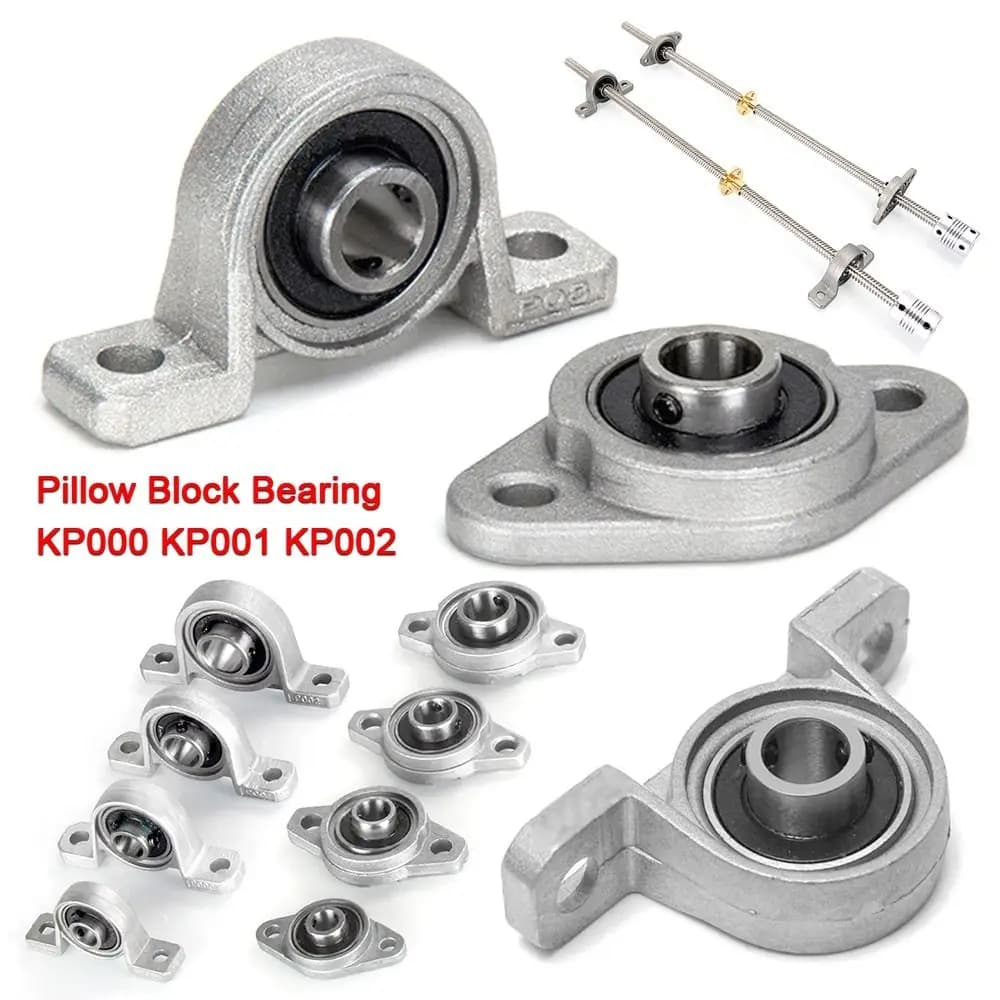 Insert Linear Shaft Rhombic Mounted Block Housing ZINC Alloy KP000 KP001 KP002 Pillow Block Bearing Thrust Bearing