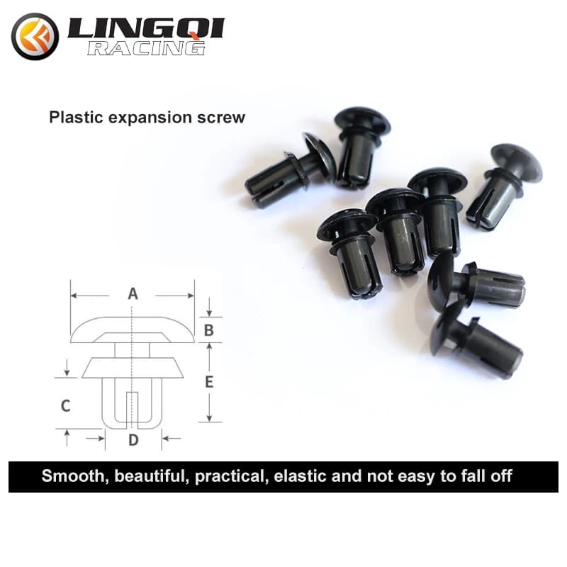 Viti di espansione in plastica per moto LINGQI RACING per accessori motocross Light Bee XS Dirt Pit Bike