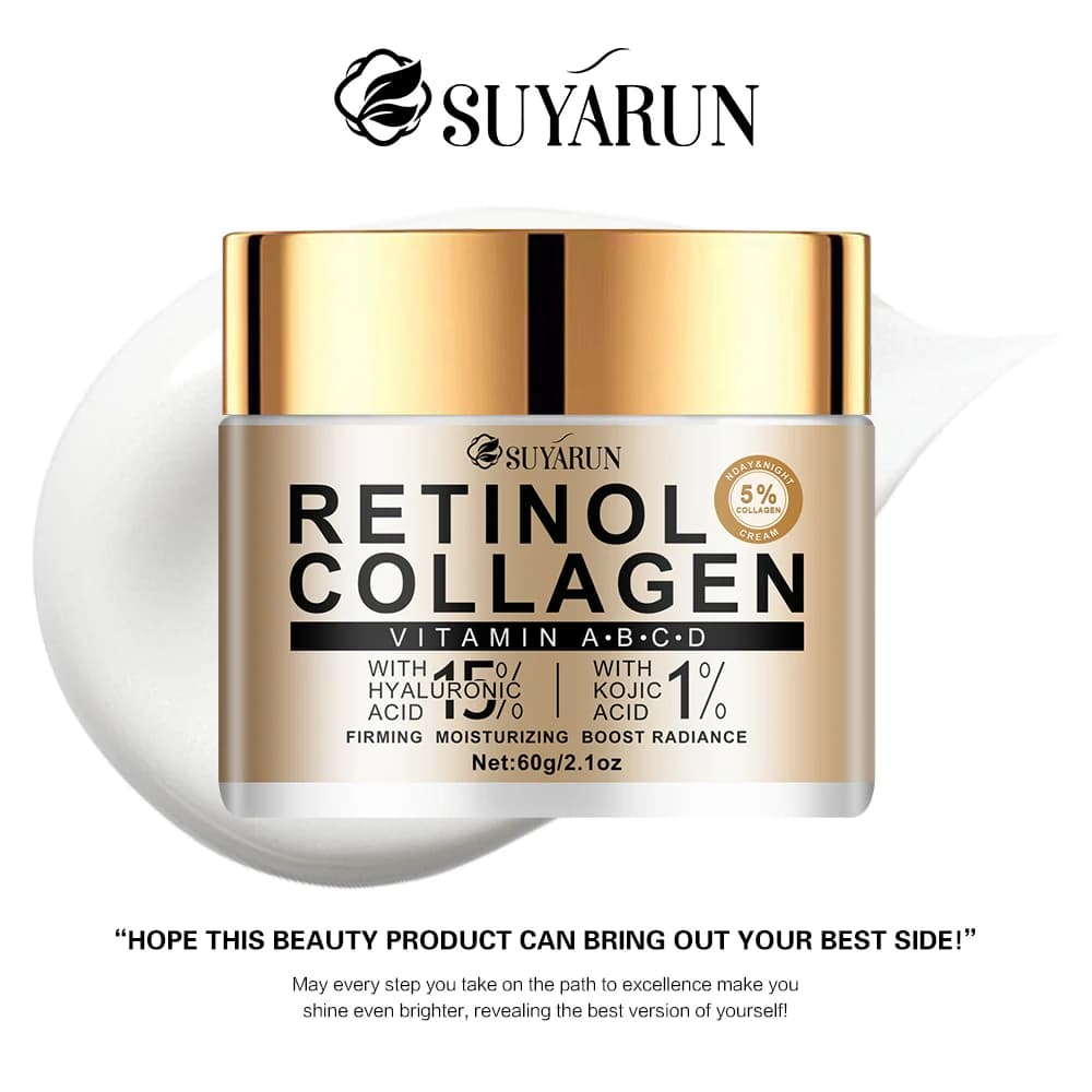 Collagen moisturizing cream with natural kojico acid and advanced hyaluronic acid, moisturizing and easy to absorb