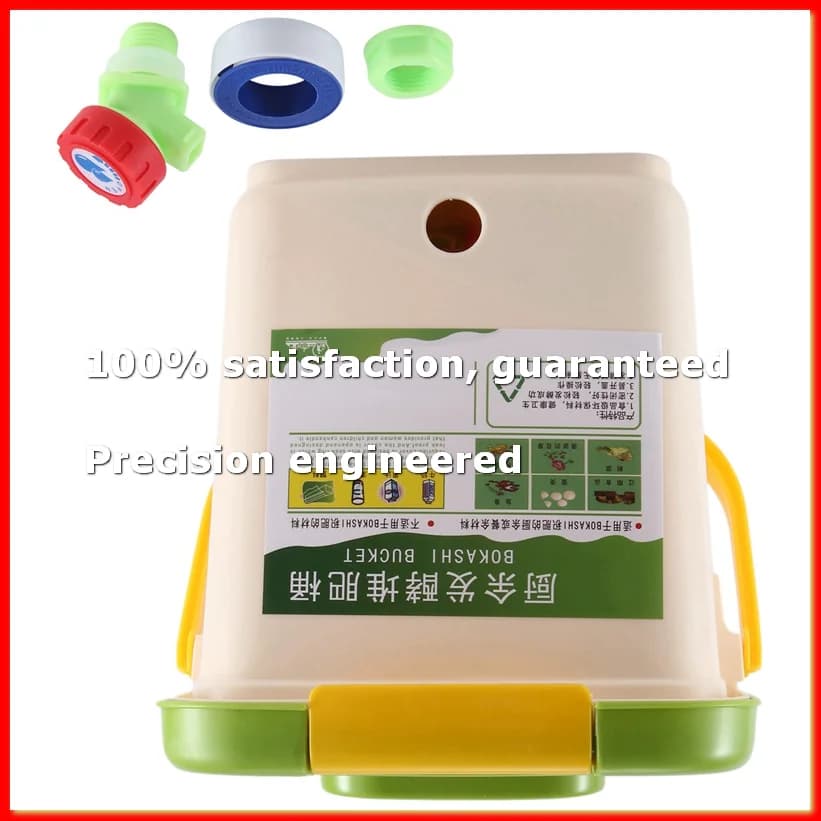 12L Compost Bin Recycle Composter Aerated Compost Bin PP Organic Homemade Trash Can Bucket Kitchen Garden Food Waste Bins-A09G