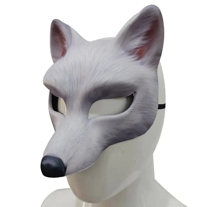 Volto realistico volpe lupo stampato costume animale vestire bomboniere a tema cosplay maschere da ballo in maschera kn.7