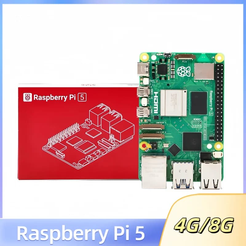 Raspberry Pi5 modello originale ufficiale Pi 5 USB3.0 Cortex-A76 Linux 4GB / 8GB opzione RAM