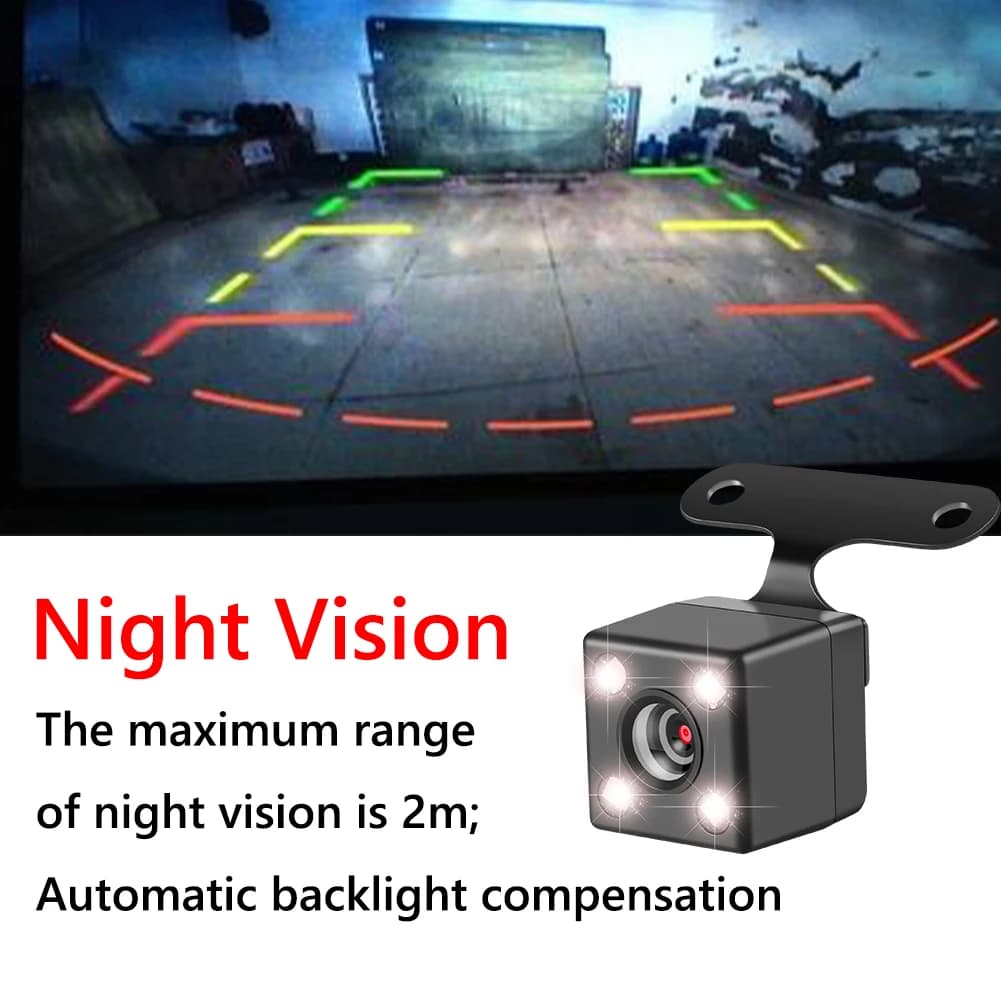 5 pin color camera night vision camera HD camera for retromarcia 4 LED camera with extension cable