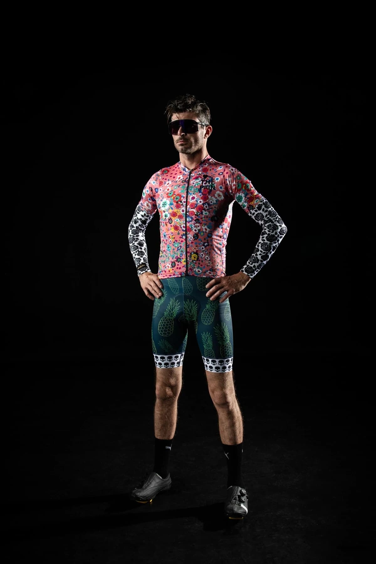 Cycling clothing Love The Pain for men, short sleeve set for summer, breathable cycling mesh, fast drying cycling shorts 2026