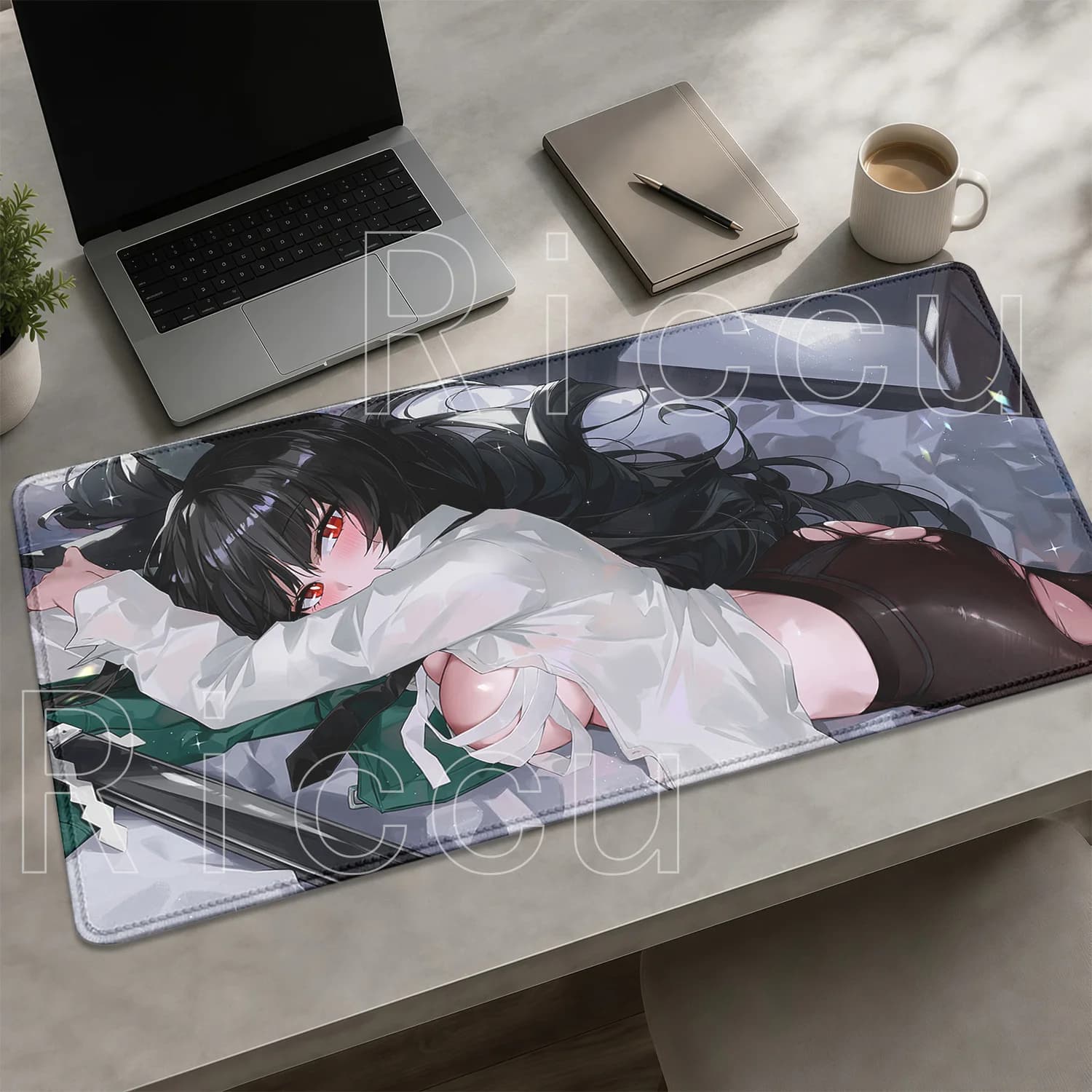 HD Printing Hoshimi Miyabi Zenless Zone Zero ZZZ Mouse Pad Gaming Overlock Keyboard Anime Girl Mousepad Office Non-slip Desk Mat