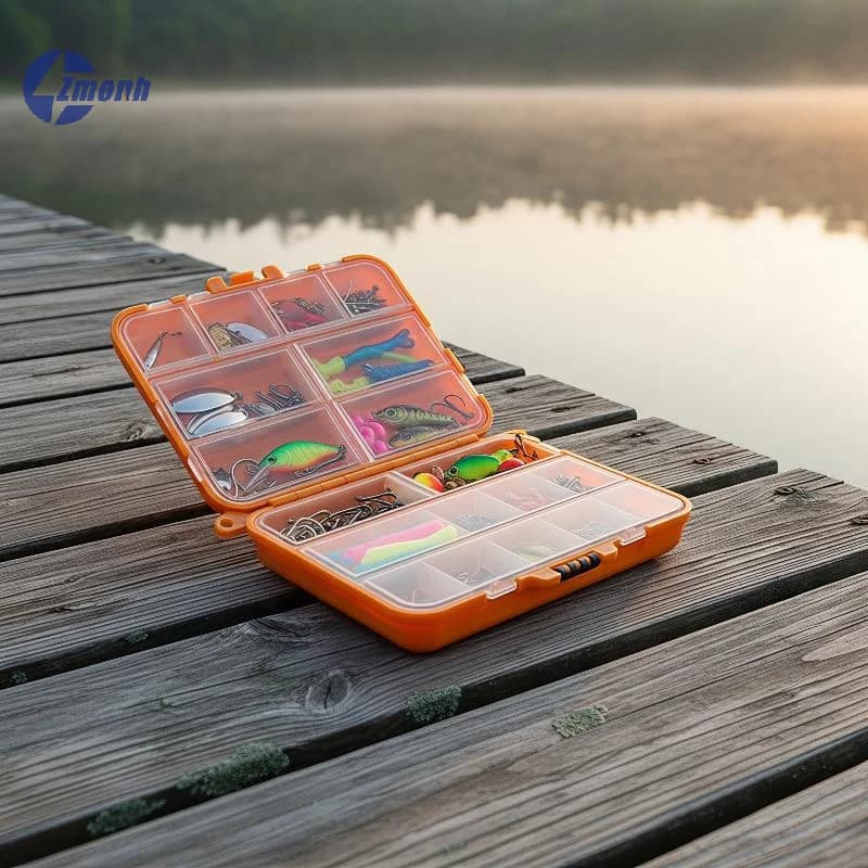 New！Waterproof Fishing Tackle Box Portable Lure Hook Storage Case Removable Dividers Plastic Organizer Fishing Accessories