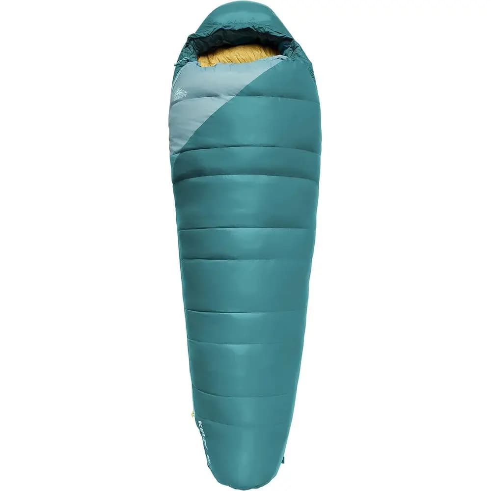 Cosmic 20 Down mummy fur bag for backpacking and camping, 550 Fill Power, recycled DWR fabrics without PFAS, designed in California