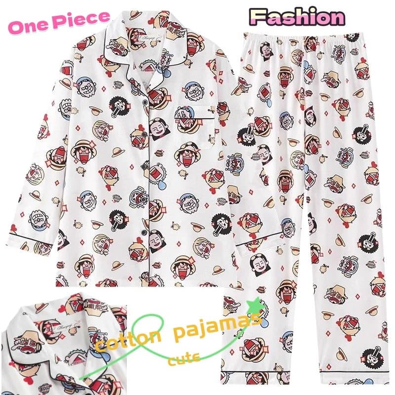 Pigiama One Piece, grazioso ed elegante set di abbigliamento per la casa a maniche lunghe a tema cartoni animati per le donne in primavera e autunno, regalo per gli amici