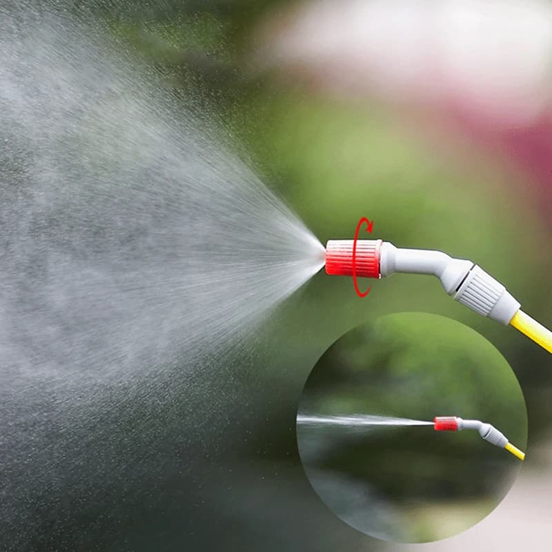 1 pz in acciaio inox plastica irrigatore d'acqua regolabile telescopico ugello di nebulizzazione irrigazione spruzzatore ad alta pressione ugelli Spray