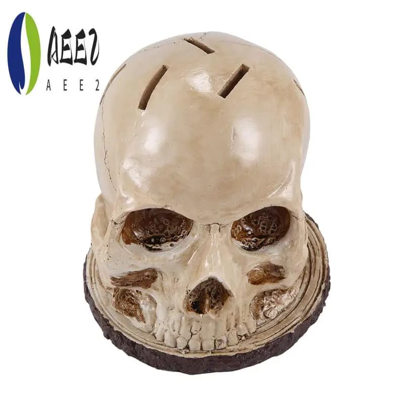 AEE2-Skull knife holder for kitchen storage, skeleton knife holder, kitchen holders for kitchen fruit
