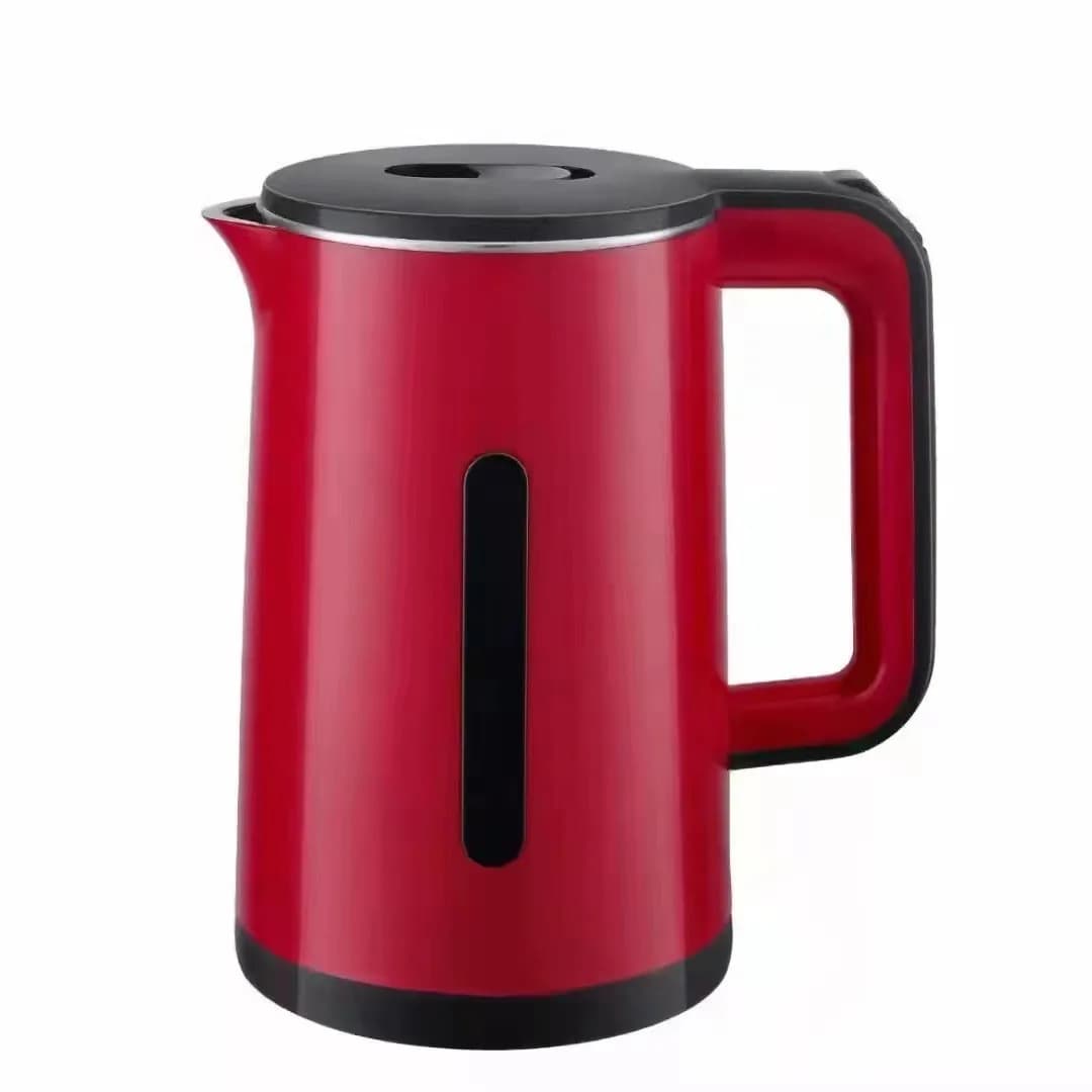 Stainless steel electric kettle with long-lasting LED plastic light with 2 liters automatic shutdown for home use
