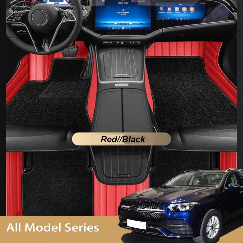 Custom Fit Double Layer For Mercedes Benz E-CLASS T-Model S211 S212 S213 Auto Carpets Car Floor Mats Foot Accessories liners
